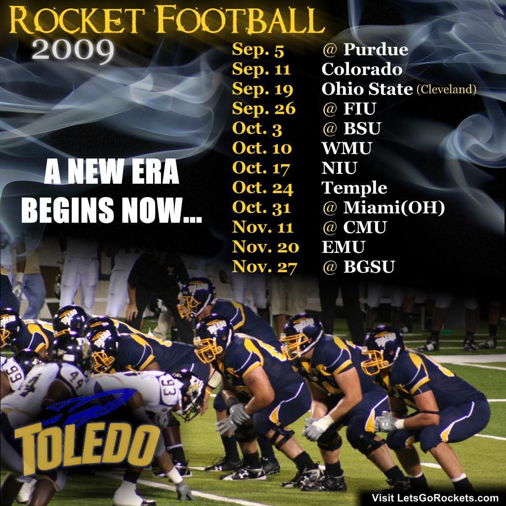 2009 Toledo Rocket Schedule